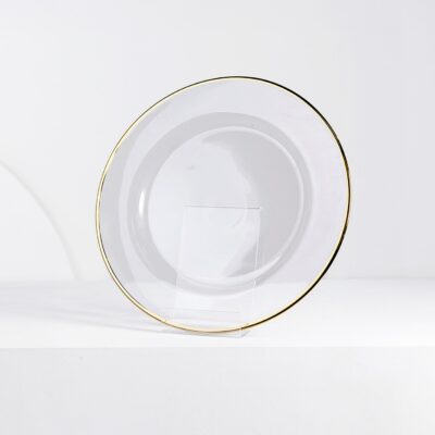 Charger Plate Gold Rim