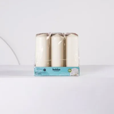 Pillar Candle 80hrs x6 Ivory