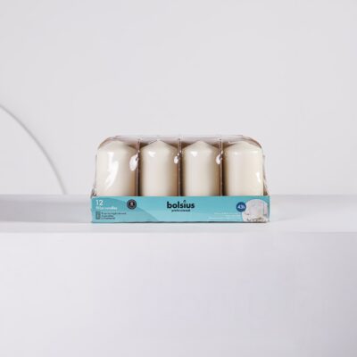Pillar Candle 43hrs x12 Ivory