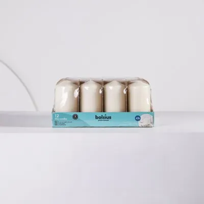 Pillar Candle 43hrs x12 Ivory