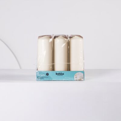 Pillar Candle 62hrs x12 Ivory