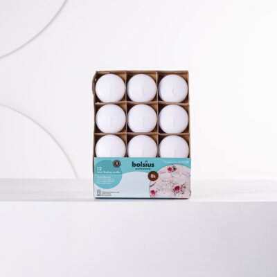 Maxi Floating Candles x12 White