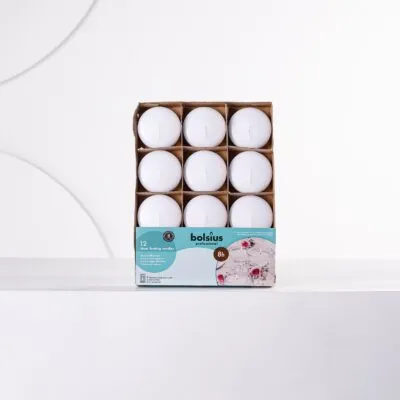 Floating Candles Maxi WHITE x12