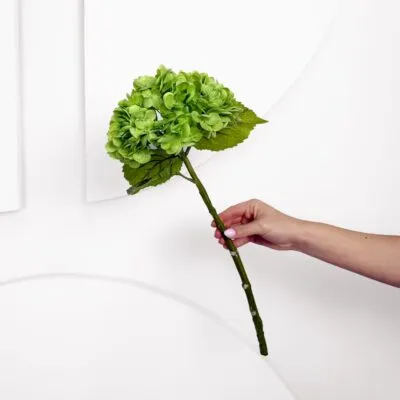 Real Touch Hydrangea - Green