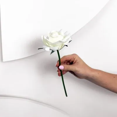 Real Touch Rose - Ivory