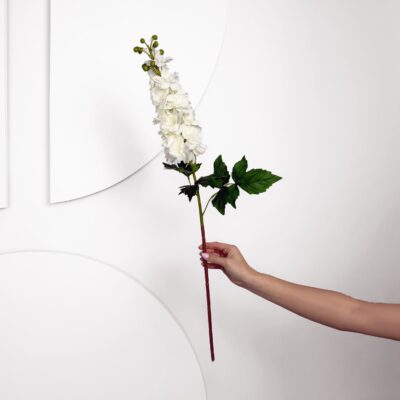 Real Touch Delphinium - White