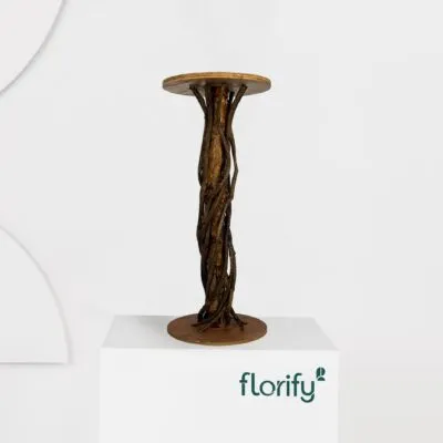 Centrepiece Stand Rustic Wood