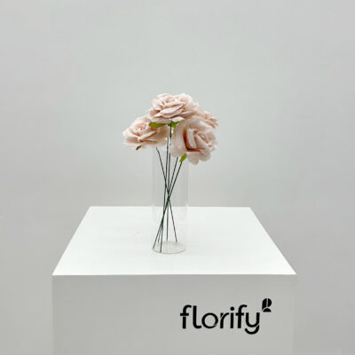 Silk Rose Stem - Dusky Pink